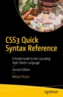 Image for CSS3 quick syntax reference: a pocket guide to the cascading style sheets language