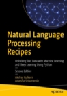 Image for Natural language processing recipes  : unlocking text data with machine learning and deep learning using python