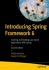 Image for Introducing Spring Framework 6: Learning and Building Java-based Applications With Spring