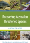 Image for Recovering Australian Threatened Species: A Book of Hope