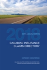 Image for Canadian Insurance Claims Directory 2018 : 86th edition