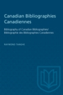 Image for Canadian Bibliographies Canadiennes