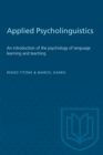 Image for Applied Psycholinguistics An Introducp