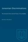 Image for Jonsonian Discriminations