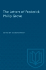 Image for Letters of Frederick Philip Grove