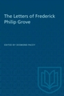 Image for The Letters of Frederick Philip Grove