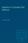 Image for Taxation in Canada (3rd edition)