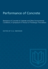 Image for Performance of Concrete: Resistance of Concrete to Sulphate and Other Environmental Conditions; A Symposium in Honour of Thorbergur Thorvaldson