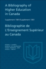 Image for Bibliography of Higher Education in Canada Supplement 1981 / Bibliographie de l&#39;enseignement superieur au Canada Supplement 1981