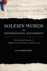 Image for Solemn Words and Foundational Documents