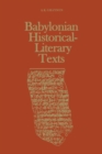 Image for Babylonian Historical-Literary Texts