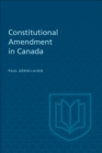 Image for Constitutional Amendment in Canada