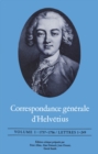 Image for Correspondance generale d&#39;Helvetius, Volume I: 1737-1756 / Lettres 1-249