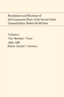 Image for Resolutions and Decisions of the Communist Party of the Soviet Union Volume  5: The Brezhnev Years 1964-1981