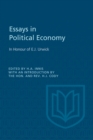 Image for Essays in Political Economy: In Honour of E.J. Urwick