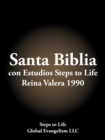 Image for Santa Biblia Con Estudios Steps to Life Reina Valera 1990