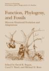 Image for Function, Phylogeny, and Fossils