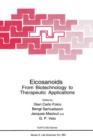 Image for Eicosanoids : From Biotechnology to Therapeutic Applications