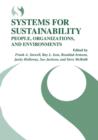 Image for Systems for Sustainability : People, Organizations, and Environments