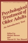 Image for Psychological Treatment of Older Adults: An Introductory Text