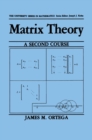 Image for Matrix Theory: A Second Course