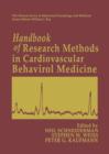 Image for Handbook of Research Methods in Cardiovascular Behavioral Medicine
