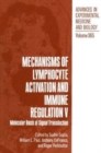 Image for Mechanisms of Lymphocyte Activation and Immune Regulation V : Molecular Basis of Signal Transduction