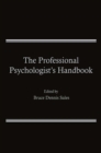 Image for Professional Psychologist&#39;s Handbook