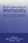 Image for Modern Approaches to Wettability