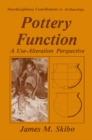 Image for Pottery Function: A Use-Alteration Perspective