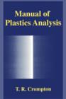 Image for Manual of Plastics Analysis