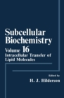 Image for Subcellular Biochemistry: Intracellular Transfer of Lipid Molecules