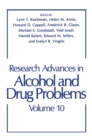 Image for Research Advances in Alcohol and Drug Problems: Volume 10