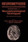Image for Neurophysiological Techniques : Basic Methods and Concepts