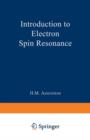Image for Introduction to Electron Spin Resonance