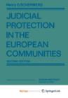 Image for Judicial Protection in the European Communities