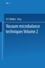 Image for Vacuum Microbalance Techniques