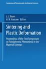 Image for Sintering and Plastic Deformation