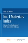 Image for Plenum Press Handbooks of High-Temperature Materials : No. 1 Materials Index