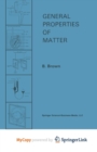 Image for General Properties of Matter