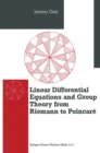 Image for Differential Equations and Group Theory from Riemann to Poincare