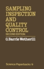 Image for Sampling Inspection and Quality Control