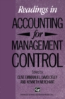 Image for Readings in accounting for management control