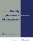 Image for Quality Assurance Management