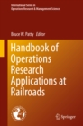 Image for Handbook of Operations Research Applications at Railroads : volume 222