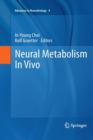 Image for Neural Metabolism In Vivo
