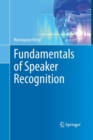 Image for Fundamentals of Speaker Recognition