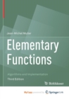 Image for Elementary Functions : Algorithms and Implementation