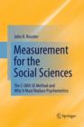 Image for Measurement for the Social Sciences : The C-OAR-SE Method and Why It Must Replace Psychometrics