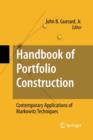 Image for Handbook of Portfolio Construction : Contemporary Applications of Markowitz Techniques